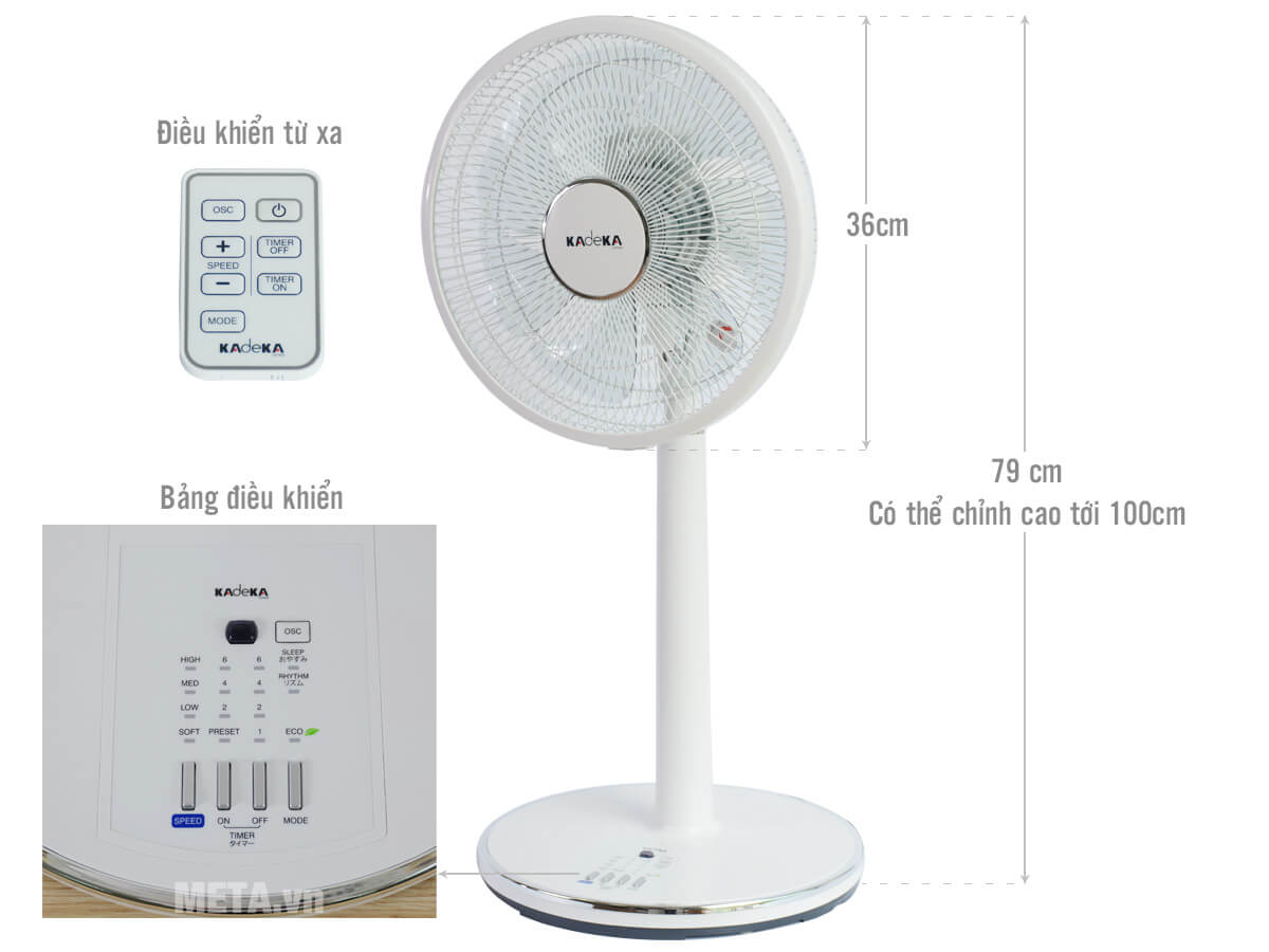 Quạt cây Kadeka KLV-30AC