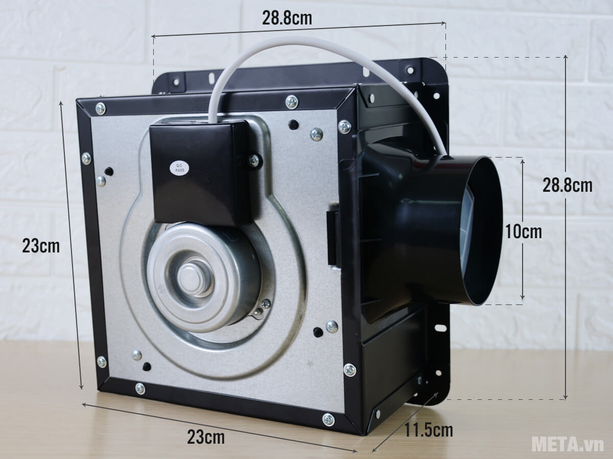 Quạt thông gió gắn trần Nanyoo BPT10-15 (đường kính ống 100mm)