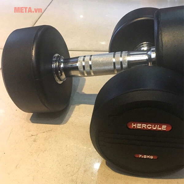 Tạ tay thép bọc cao su Hercule