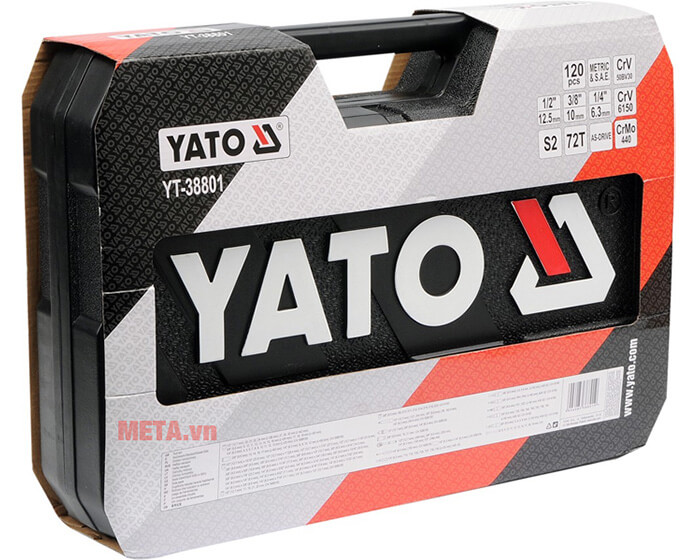 Bộ kìm tuýp cờ lê tay vặn tổng hợp Yato YT-38801 (120 món)