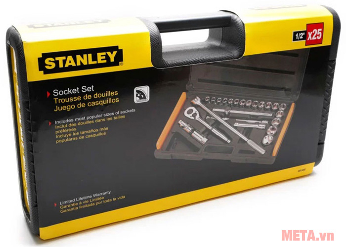 Bộ tuýp 25 chi tiết Stanley 86-589-1 1/2 inch