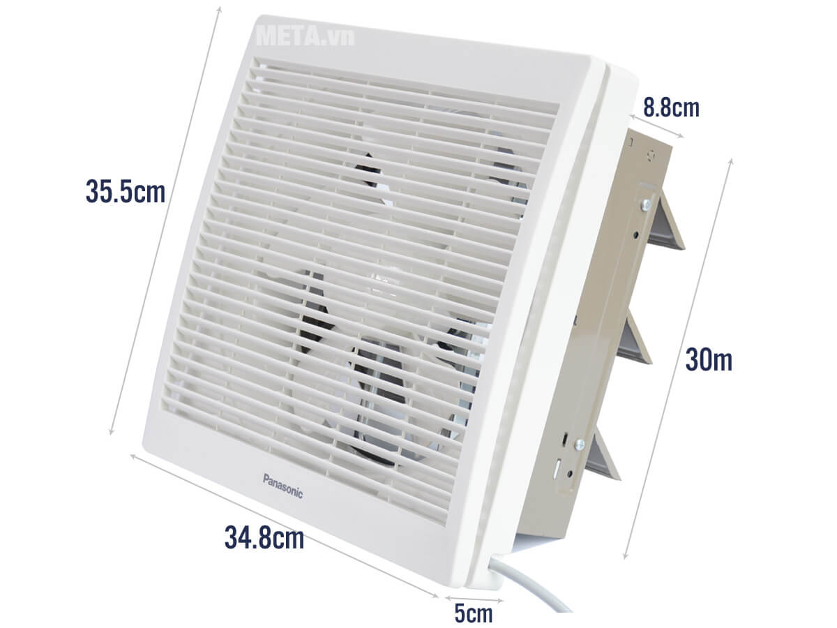 Quạt hút gắn tường Panasonic FV-25AL9 (1 chiều - có màn che)