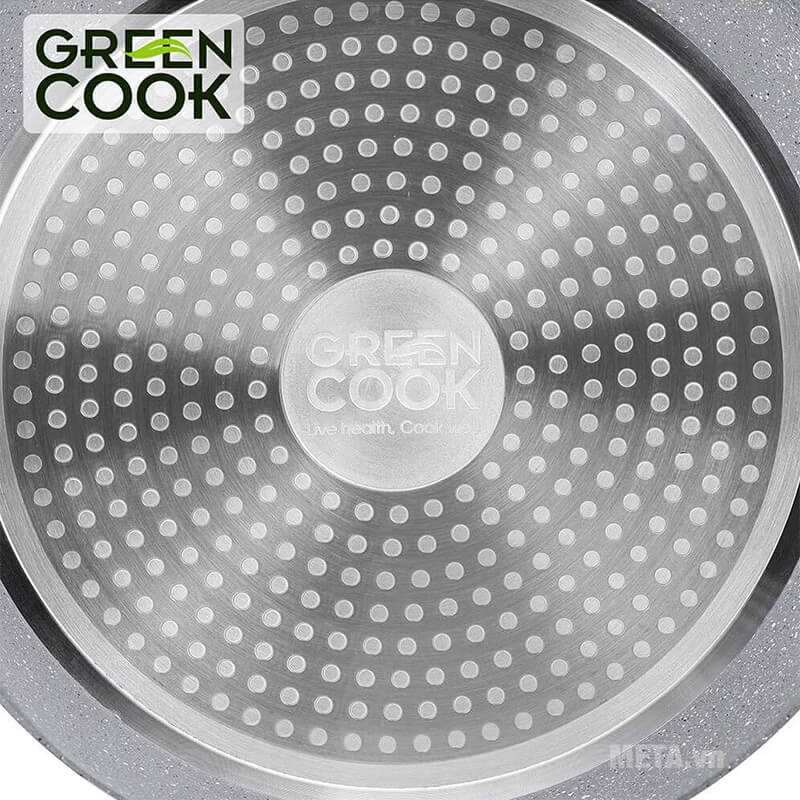 Chảo vân đá Green Cook GCP01-22IH (22cm)