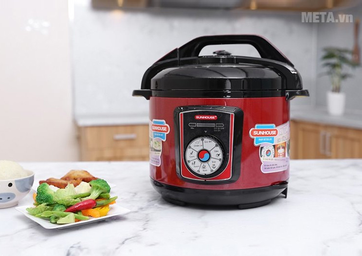 Nồi áp suất điện đa năng 5L Sunhouse SHD1755