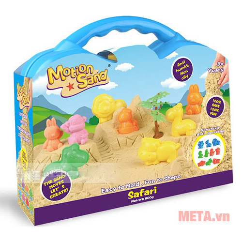 Đồ chơi cát tạo hình các loài thú Motion Sand MS36 (800g)