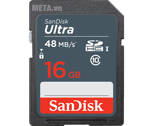 Thẻ nhớ máy ảnh 16GB Sandisk Ultra SDSDUNB-016G-GN3IN C10 UHS-I