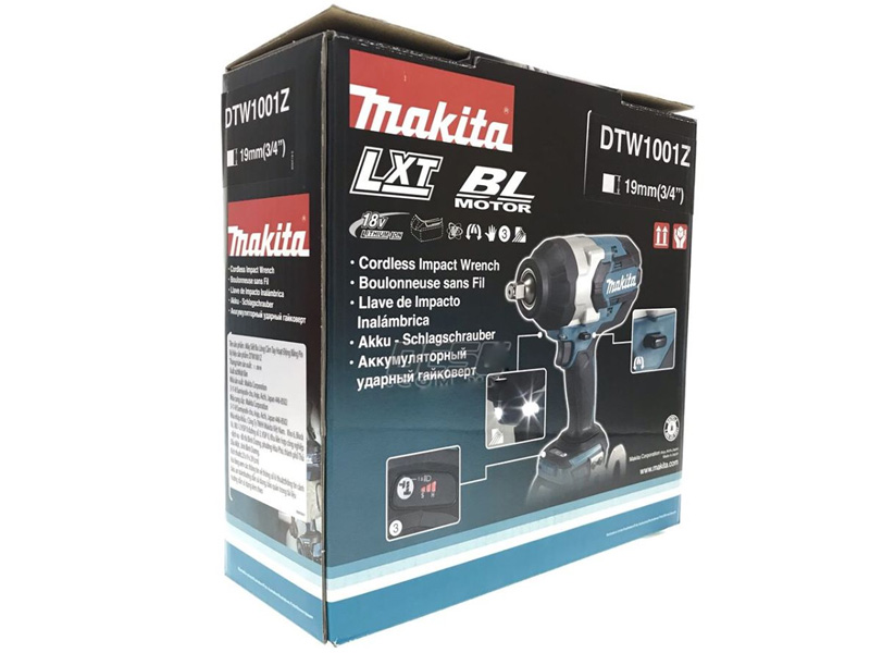 Thân máy siết bu lông dùng pin Makita DTW1001Z (Không pin và sạc)