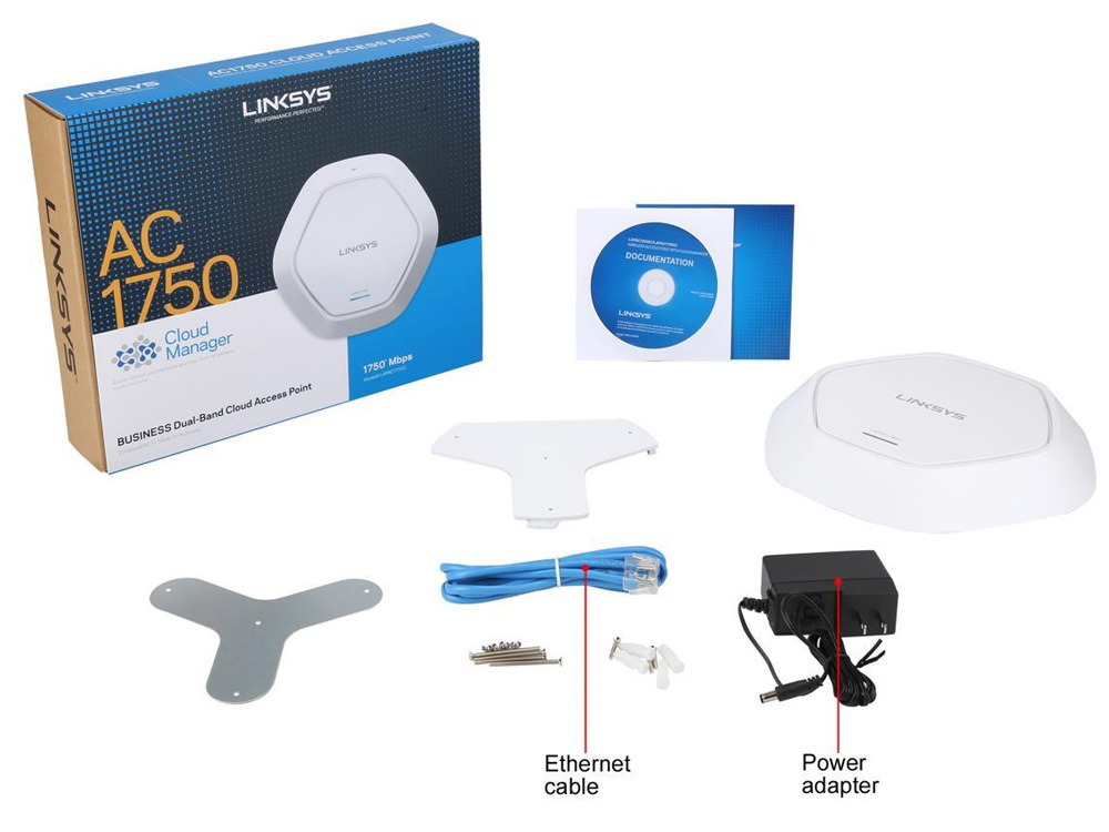 Bộ phát sóng wireless Linksys LAPAC1750C (Cloud Access Point)