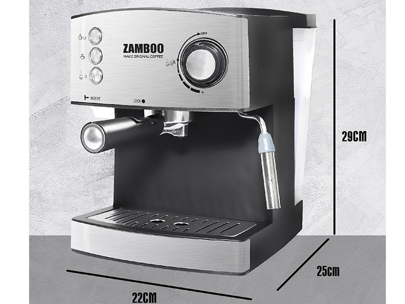 Máy Pha Cà Phê Espresso Zamboo Zb-88cf 2 Zamboo ZB-88CF