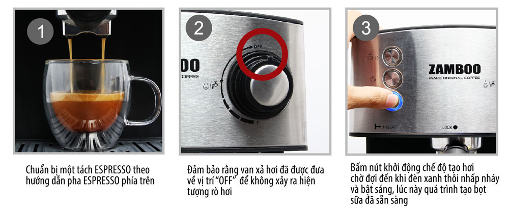 Máy Pha Cà Phê Espresso Zamboo Zb-88cf 16 Bộ lọc của máy pha cà phê