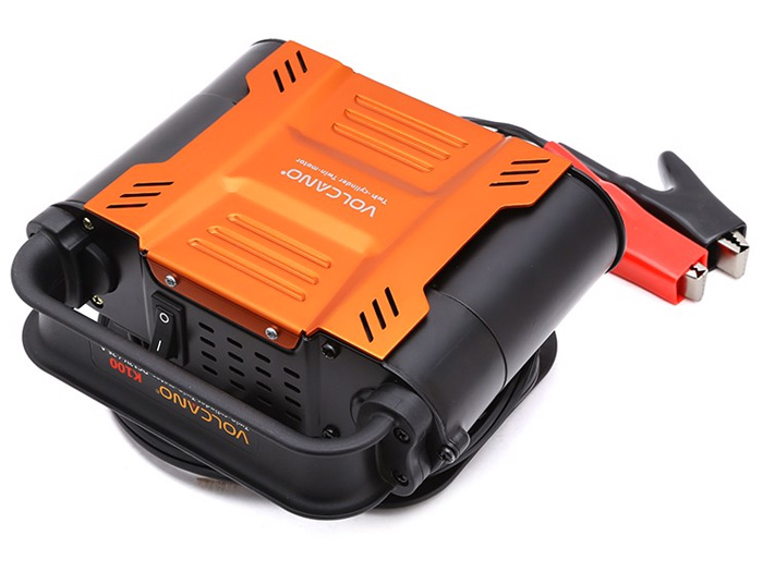 Máy bơm lốp xi lanh kép Volcano K100