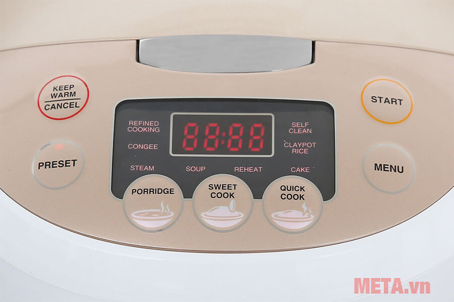 Nồi cơm điện tử Sharp KS-COM181CV-GL (1.8 lít)