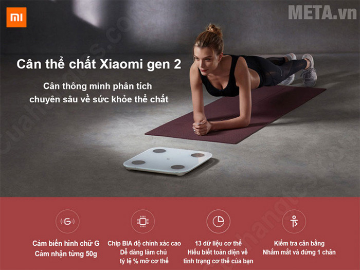 Cân điện tử Mi Body Composition Scale 2 (NUN4048GL)