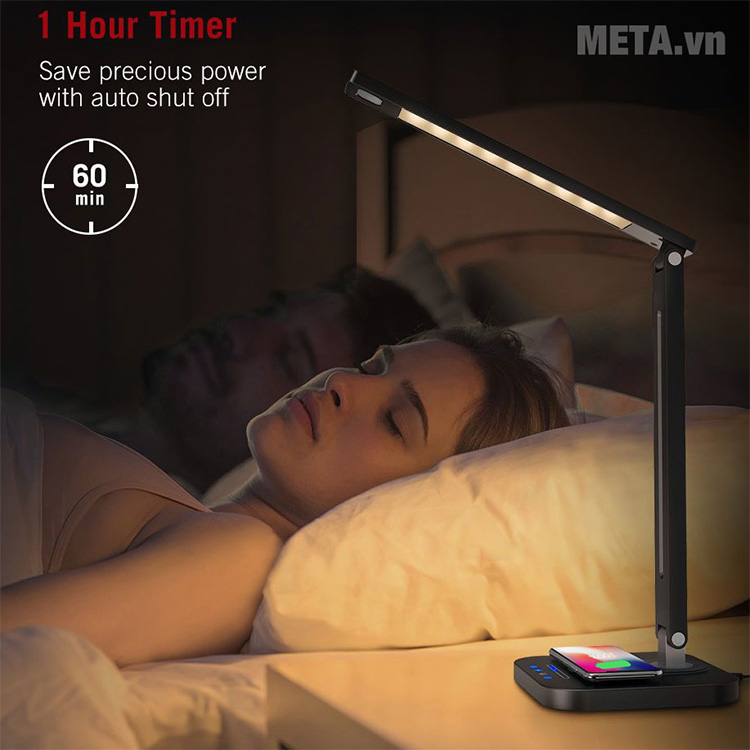 Đèn Led để bàn kiêm sạc không dây Taotronics TT-DL038