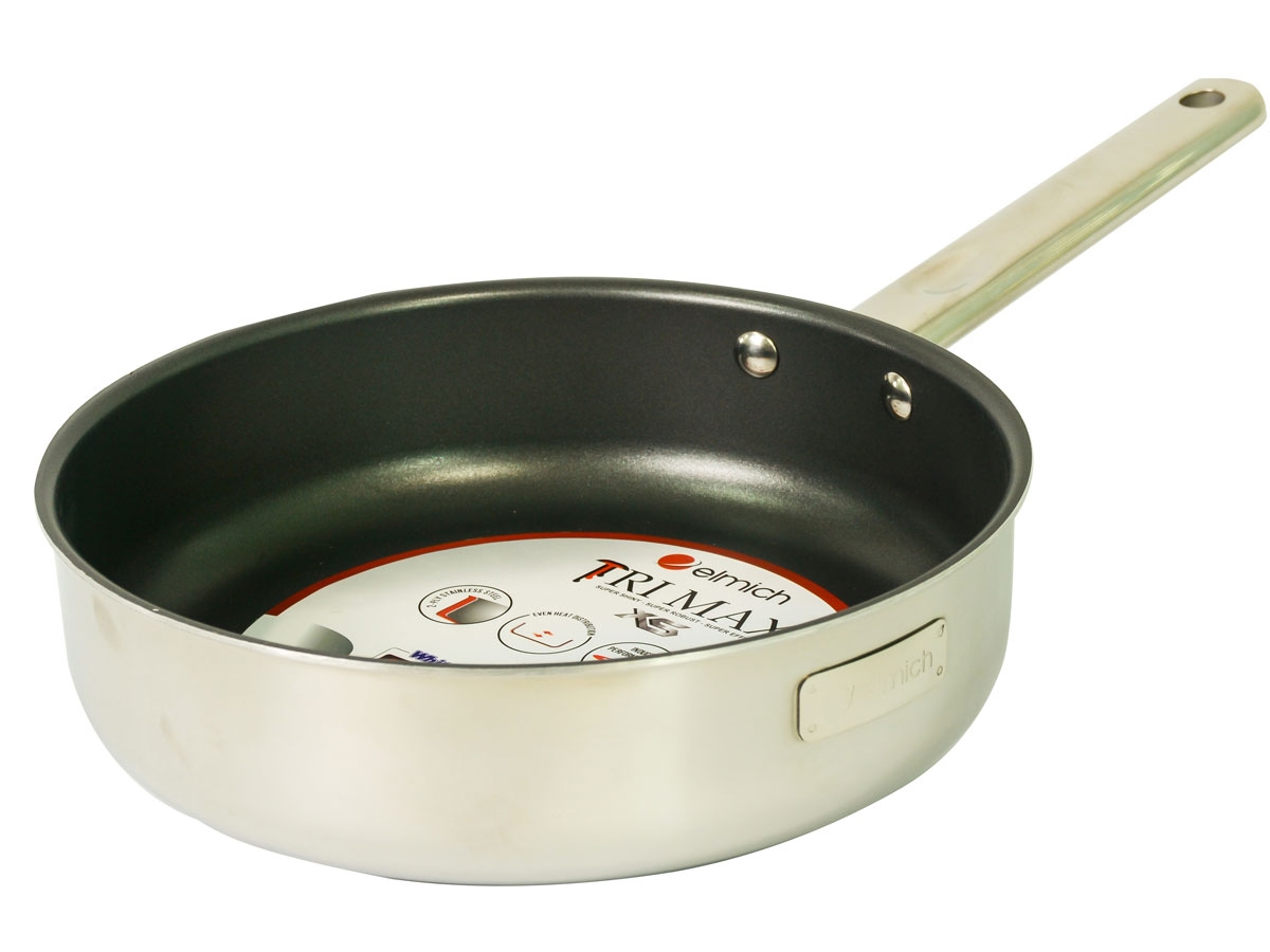 Chảo Inox 2 lớp cao cấp đáy liền Tri-max XS EL-3751 size 20cm