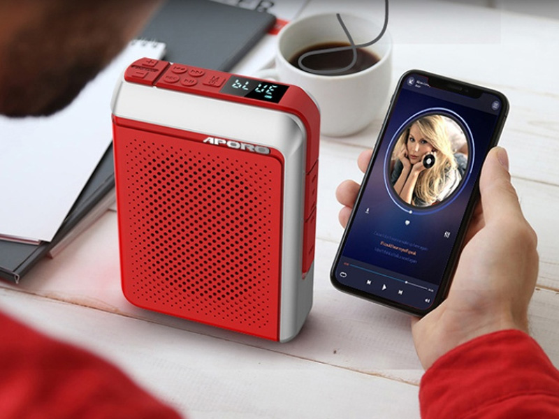 Máy trợ giảng không dây Aporo T18 2.4G Bluetooth 5.0 New