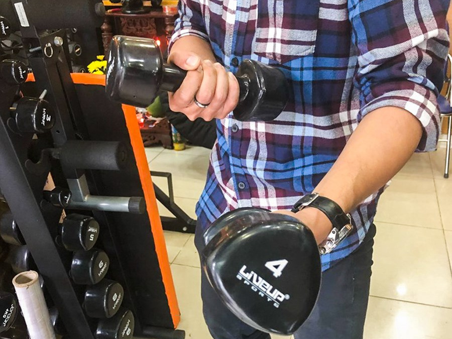 Tạ tay Vinyl Liveup 2001