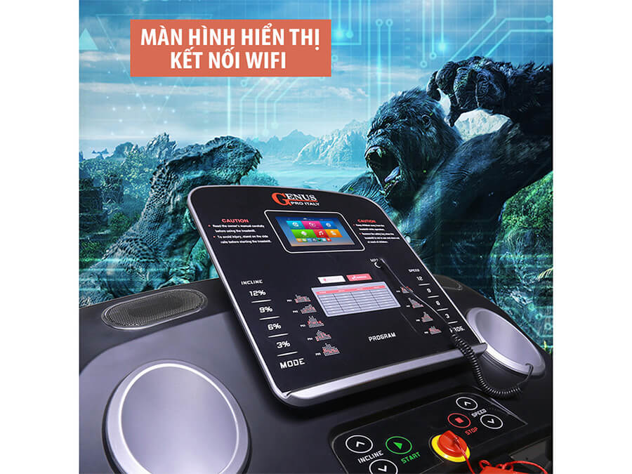 Máy chạy điện 4 chức năng Genus-313IW