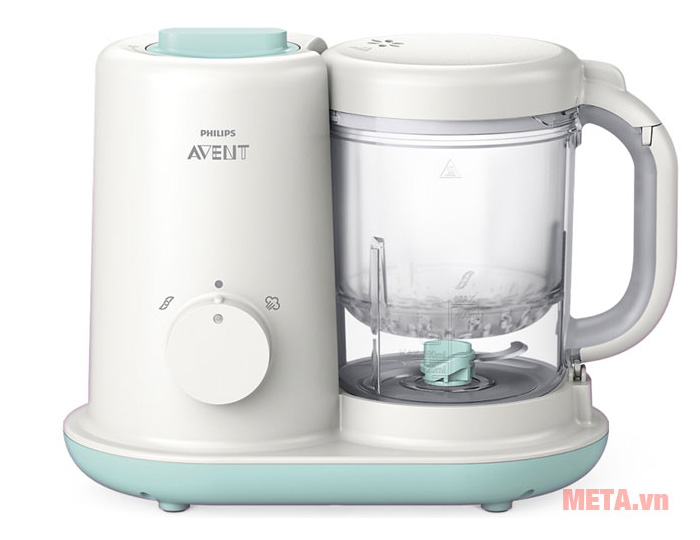 Máy hấp và xay thức ăn 2 trong 1 Avent 862.02 (SCF862/02)