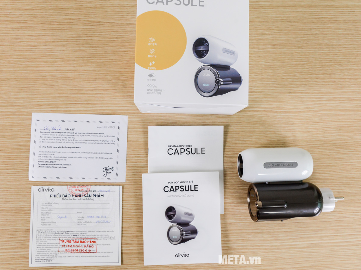 Máy lọc không khí trong phòng Airvita Capsule