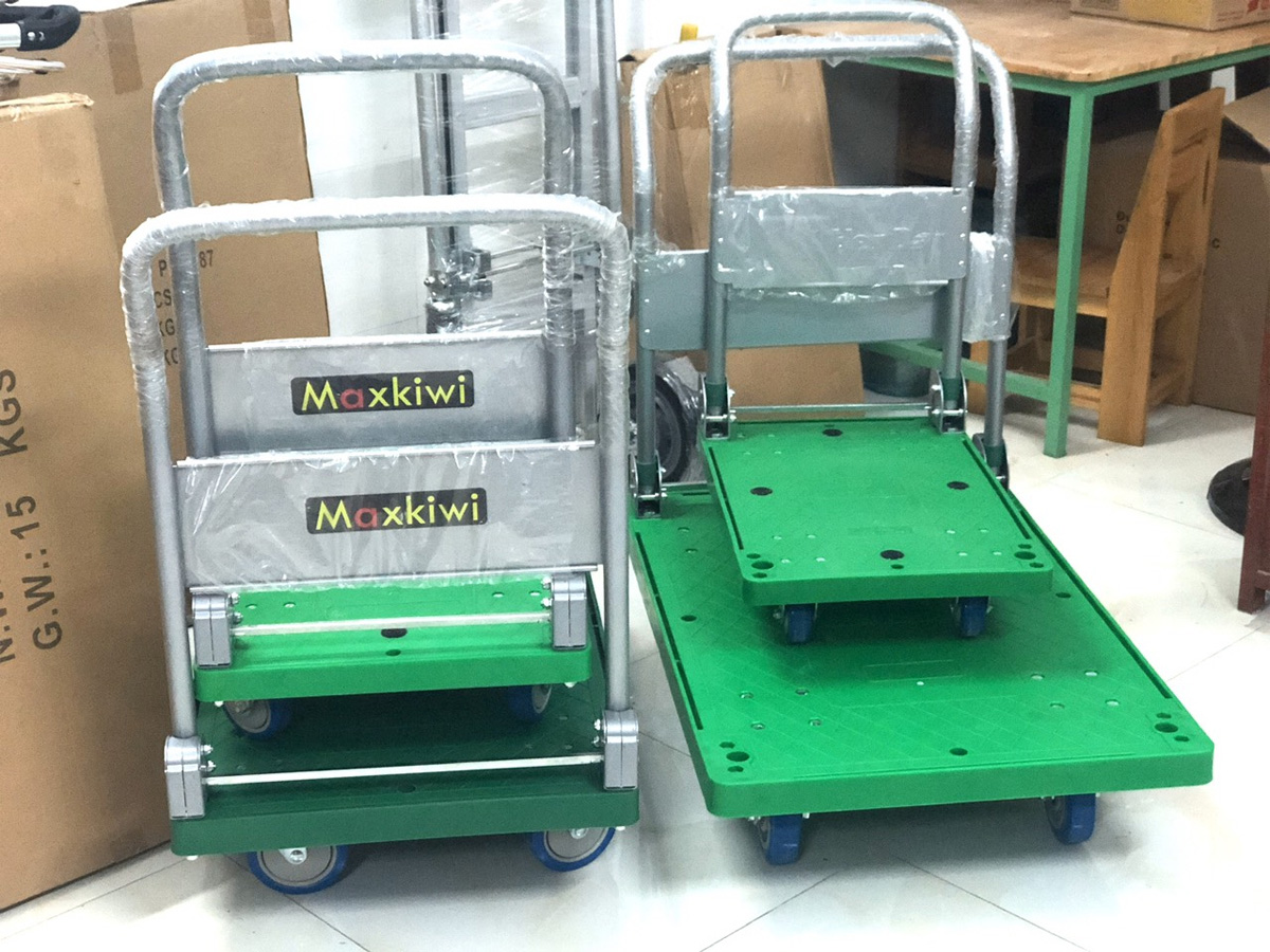 Xe đẩy hàng cao cấp Maxkiwi V150 (tải trọng 150kg)