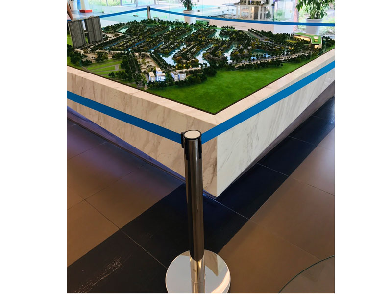 Cột chắn inox 5m dây căng VBCT-5M