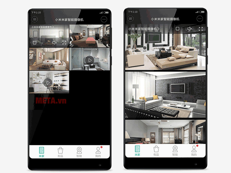 mi home camera multiple view
