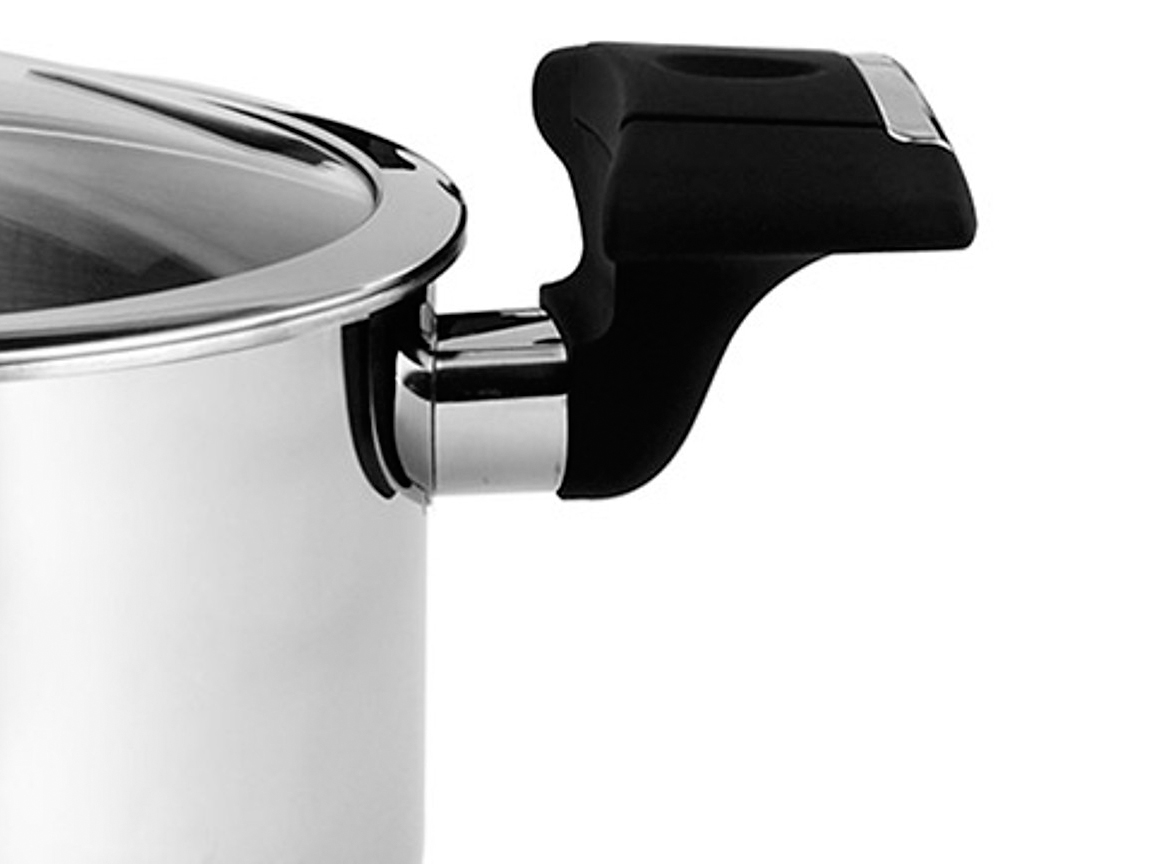 Bộ nồi inox 3 lớp cao cấp đáy liền Tri-max XP EL-3755 size 16cm, 20cm, 24cm