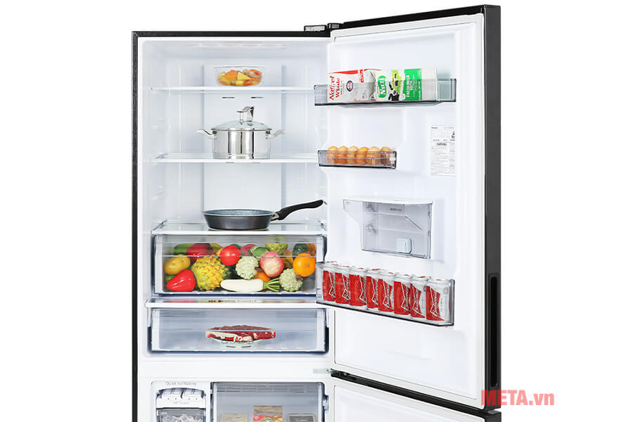 Tủ lạnh Panasonic inverter 410 lít NR-BX460WKVN (2020)