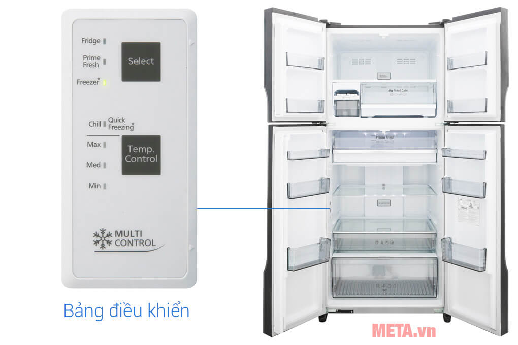 Tủ lạnh inverter Panasonic NR-DZ600GKVN 550 lít