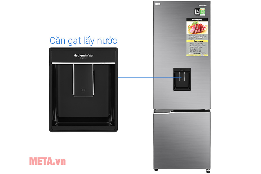 Tủ lạnh Panasonic inverter 322 lít NR-BV360WSVN