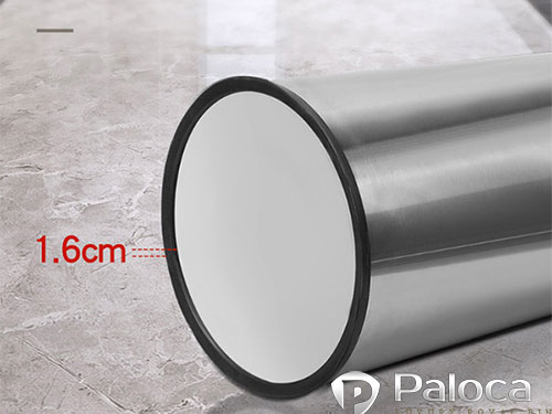 Thùng rác inox tròn nắp lật Paloca (250mm x 600mm)