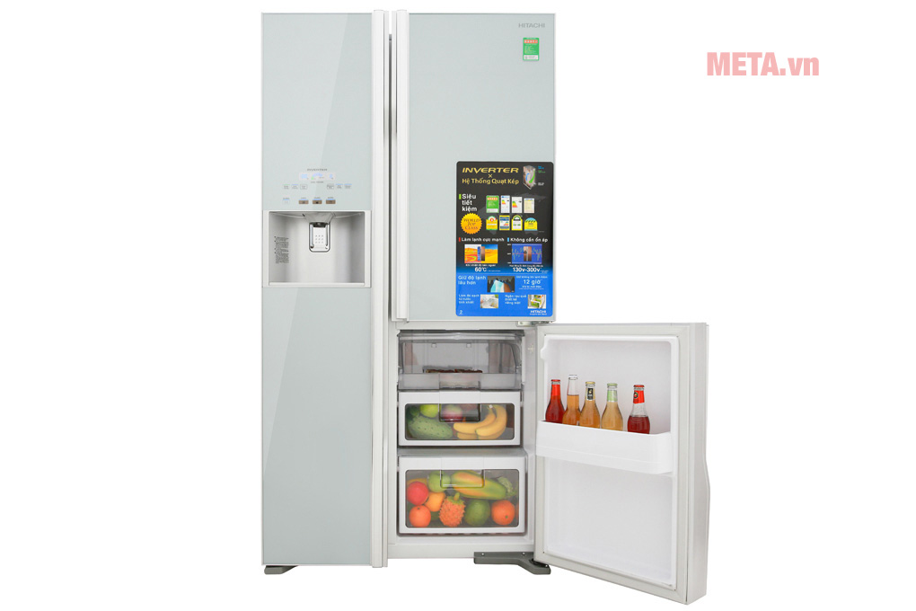 Tủ lạnh Hitachi Inverter 584 lít R-FM800GPGV2-GS