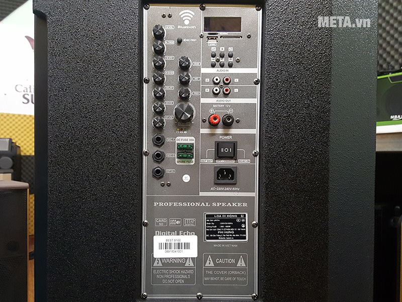 Loa kéo di động 2 bass công suất lớn Best 8100