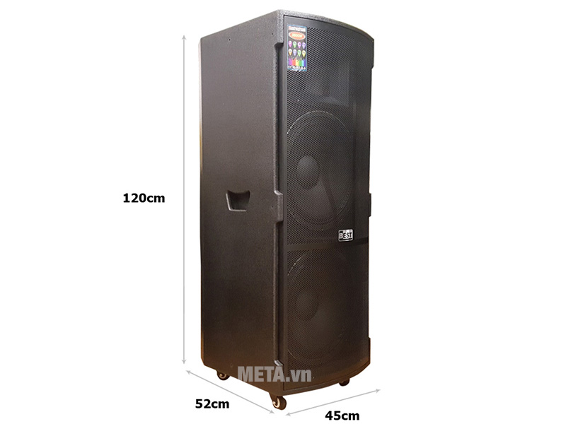 Loa kéo di động 2 bass công suất lớn Best 8100