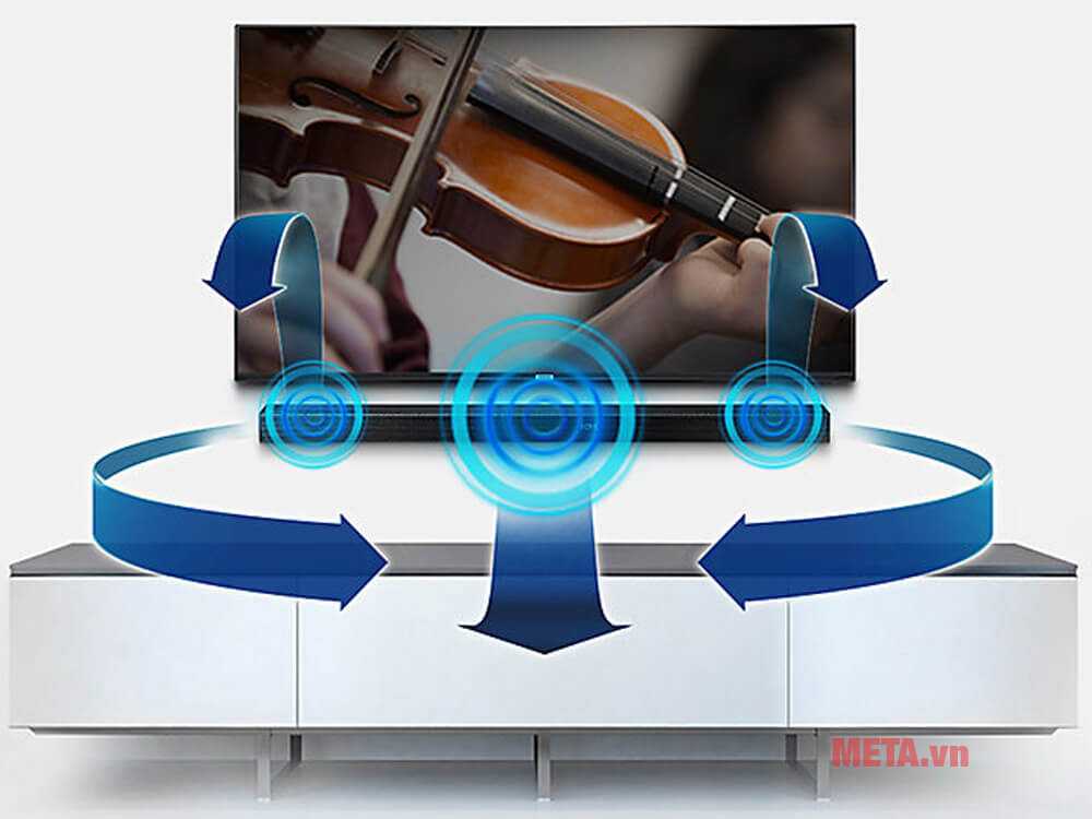 Loa thanh soundbar Samsung 2.1 HW-M360/XV (200W)