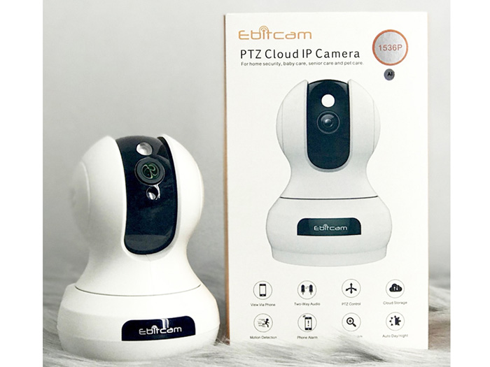 Camera IP Wifi Ebitcam E3 (4.0MP), đàm thoại 2 chiều