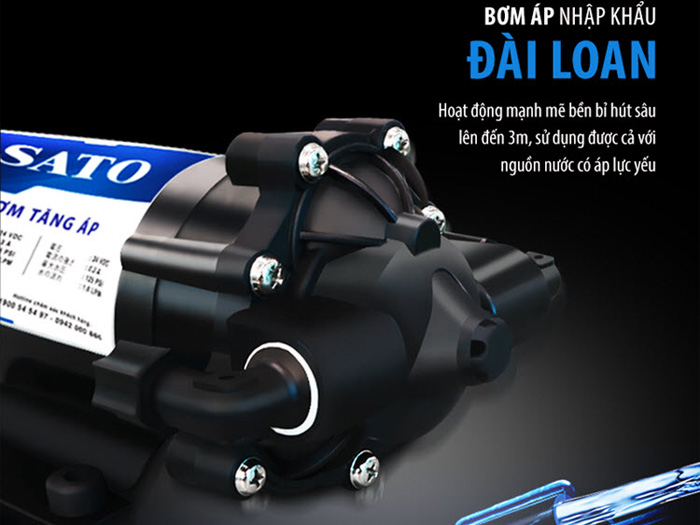 Máy lọc nước Sato Hydrogen PRO PR4010AG 10 cấp lọc