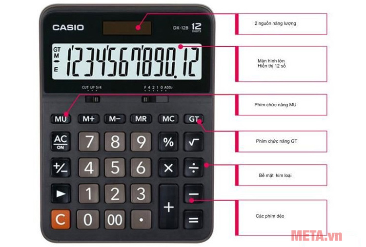 Cách reset máy tính Casio AX-12B: Hướng dẫn chi tiết và lưu ý