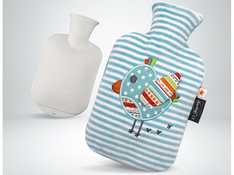 Túi chườm trẻ em Fashy nhung họa tiết chim