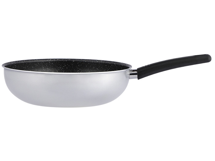 Chảo xào chống dính vân đá, đáy từ Elmich 4702OL size 30cm