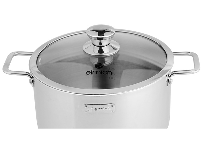 Nồi inox 3 lớp đáy liền Elmich Trimax Classic 2406OL size 18cm