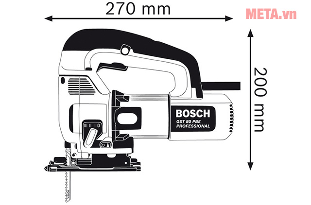 Máy cưa lọng Bosch GST 80 PBE