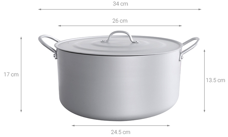 Nồi canh hợp kim nhôm HEALTHY HT08008-4 (26cm)