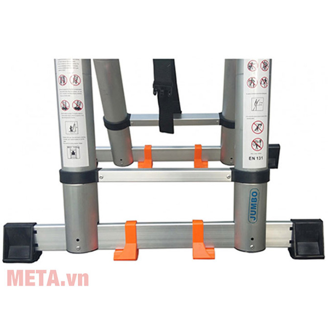 Thang nhôm rút chữ A cao cấp Jumbo A250