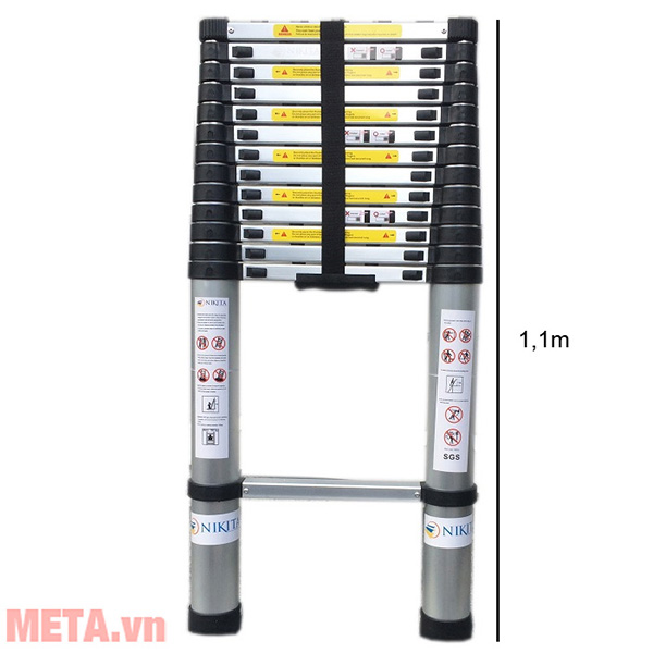 Thang nhôm rút đơn Nikita NKT-TL500 (NKT-R50)
