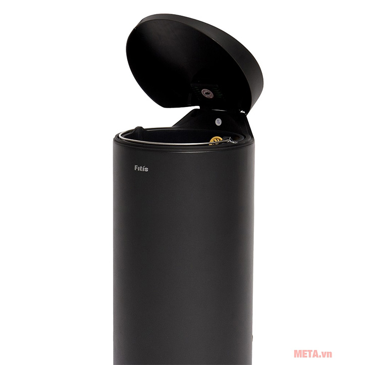 Thùng rác đạp tròn lớn Fitis RPL1-903 - 15L (đen)