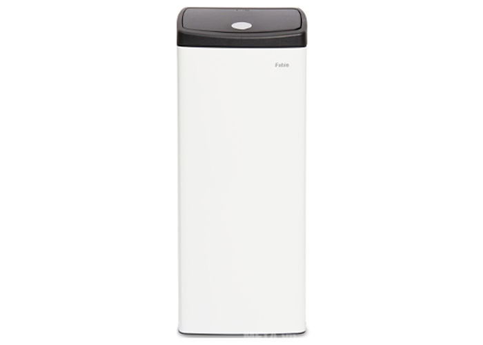 Thùng rác Inox nhấn vuông lớn Fitis STL1-904 - 22L (Trắng)