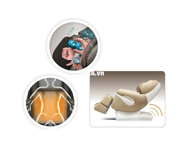 Ghế massage toàn thân Maxcare Max-686 Plus
