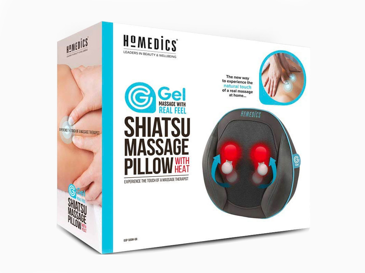 Gối massage công nghệ Shiatsu gel 3D HoMedics SGP-1100H